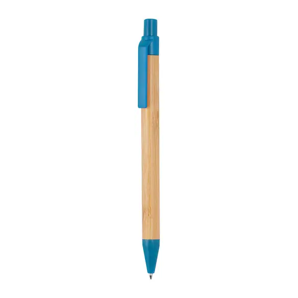 Kugelschreiber aus Weizenstroh und Bambus