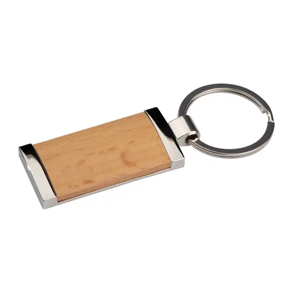 Schlüsselanhänger mit Holzstück