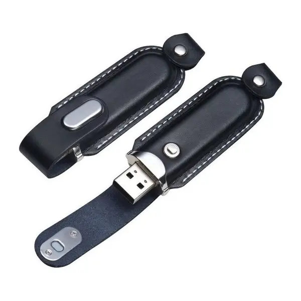 USB Stick mit Kunstledereinband