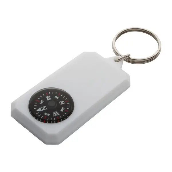 keyring with compass